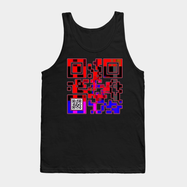 Desire QR Code Tank Top by crunchysqueak